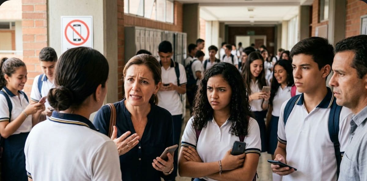 El eterno debate sobre los celulares en la escuela
Foto tomada de: IA