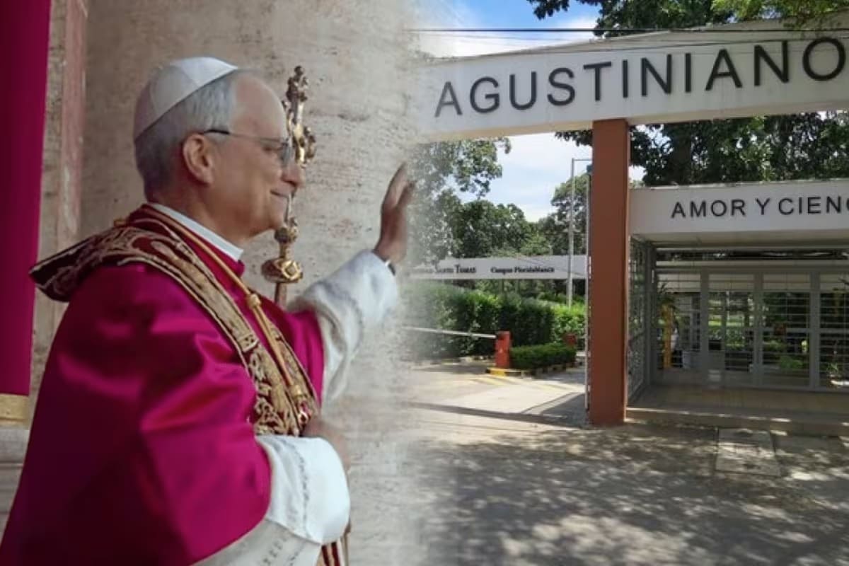 En el Colegio Agustiniano la elección de León XIV fue motivo de gran orgullo. (Foto: VANGUARDIA)