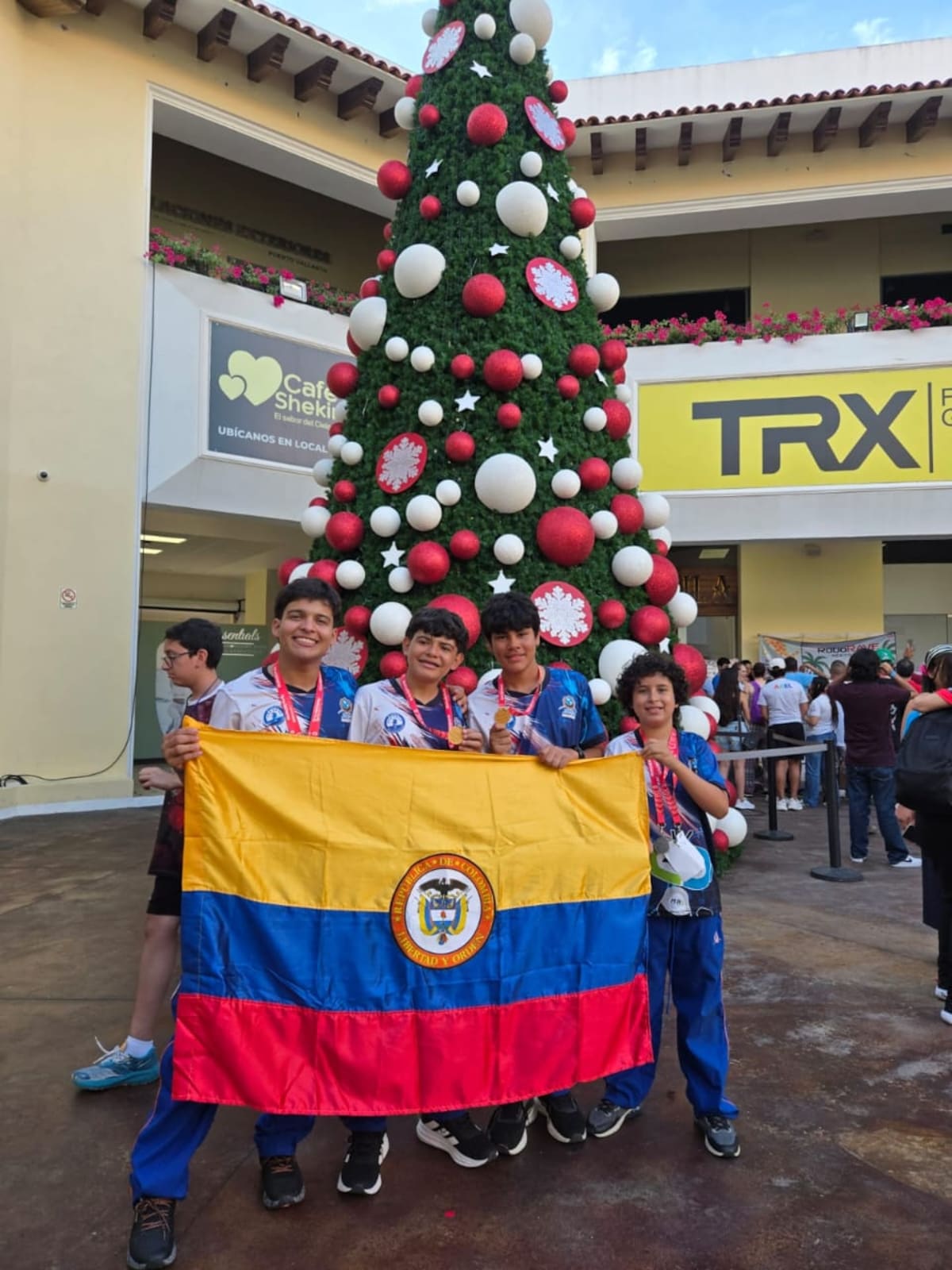 Ángel Rodríguez , Carlos Garavito , Juan Alejandro Prada y William Cárdenas.