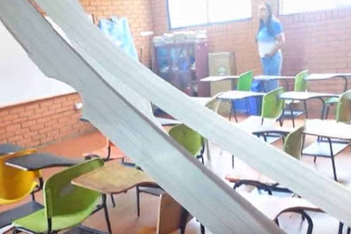 Los elementos de las cubiertas son un riesgo para la comunidad estudiantil.