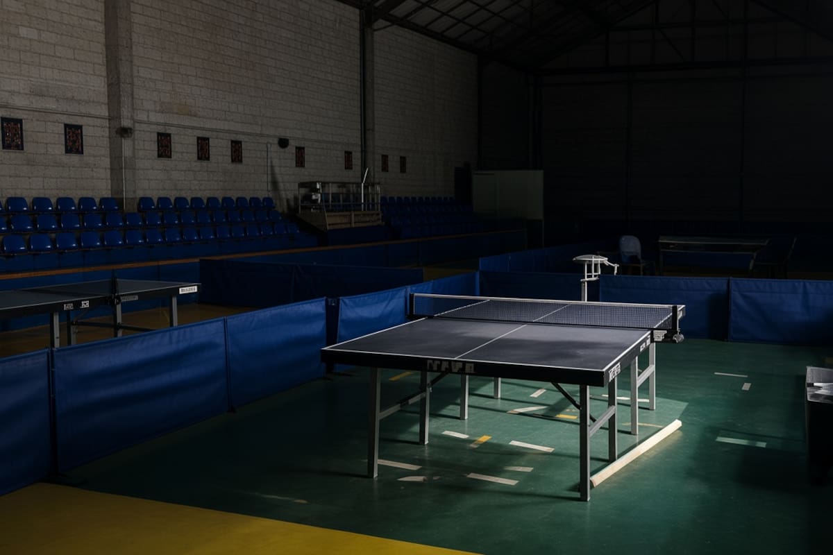 Los tenimesistas llevan dos meses sin poder utilizar el escenario deportivo debido a la falta de luz. Foto: Suministrada.