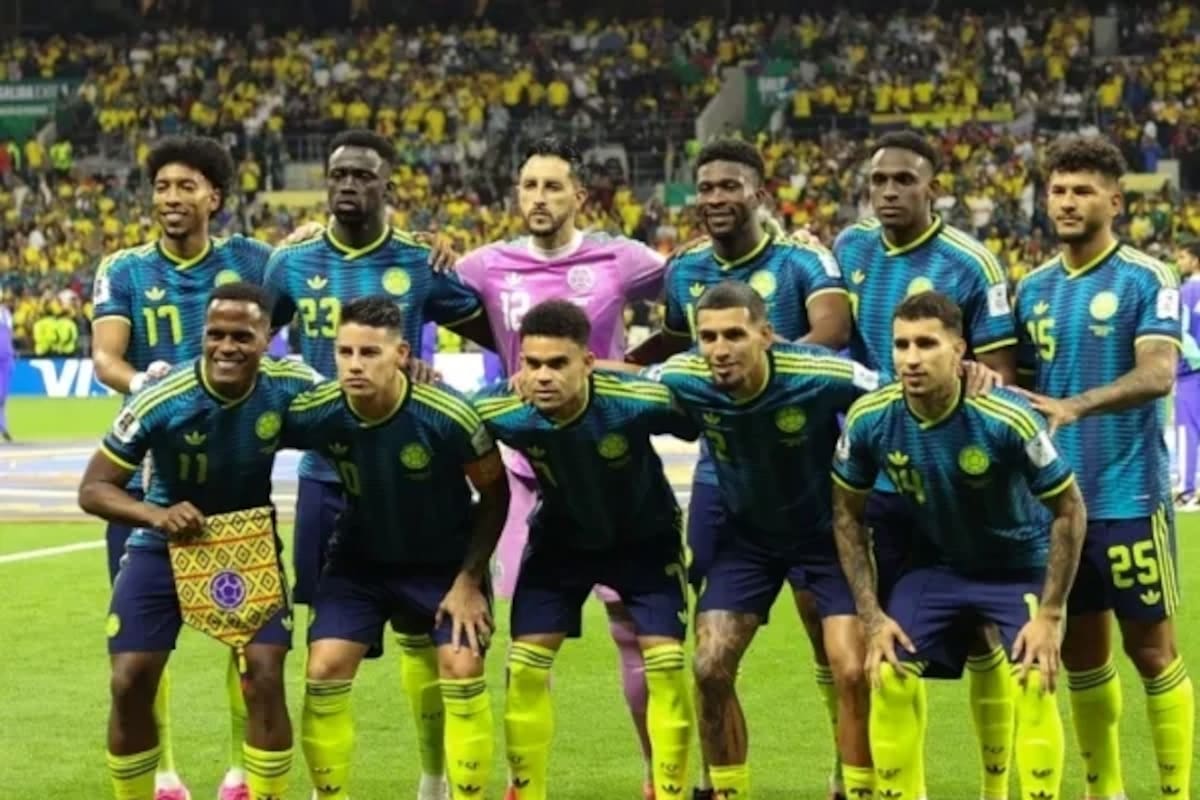 El once titular de Colombia ante Uzbekistán promedió 30 años y 184 días, el más veterano en la historia mundialista del país. Foto: Selección Colombia