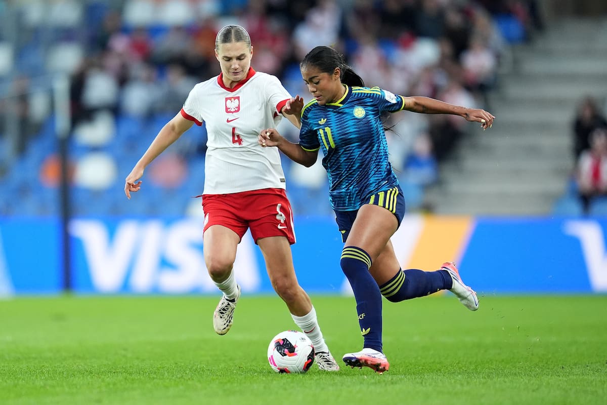 Colombia avanzó a los cuartos de final del Mundial Femenino Sub-20 tras vencer 1-0 a Polonia, anfitriona del torneo. Foto: Conmebol