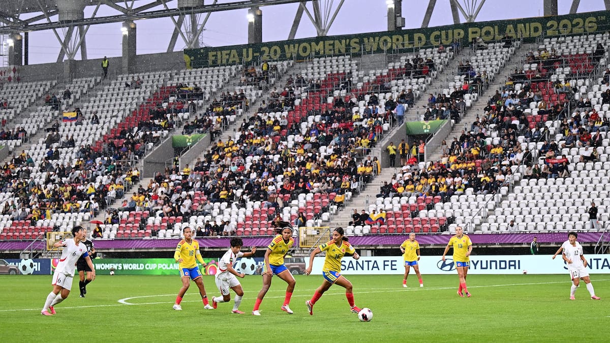Colombia cayó ante Corea del Norte, pero ya conoce a su rival en octavos del Mundial Sub-20. Foto: Conmebol