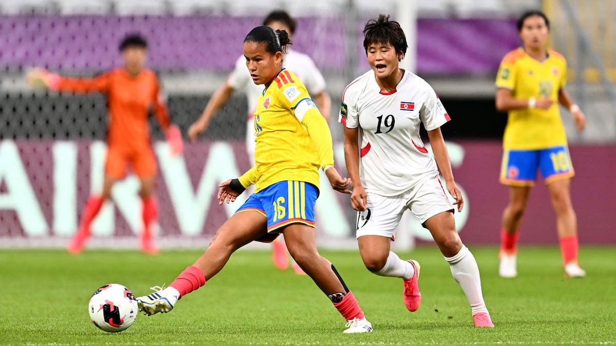 Colombia cayó ante Corea del Norte, pero ya conoce a su rival en octavos del Mundial Sub-20. Foto: Conmebol