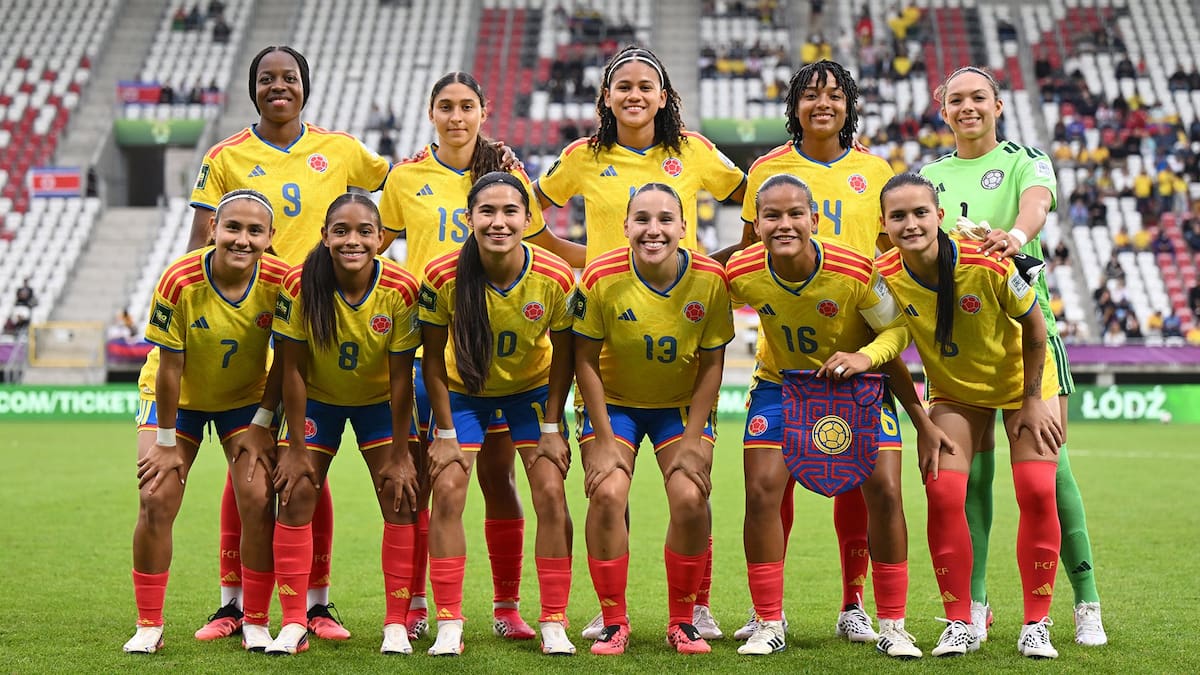 Colombia cayó ante Corea del Norte, pero ya conoce a su rival en octavos del Mundial Sub-20. Foto: Conmebol