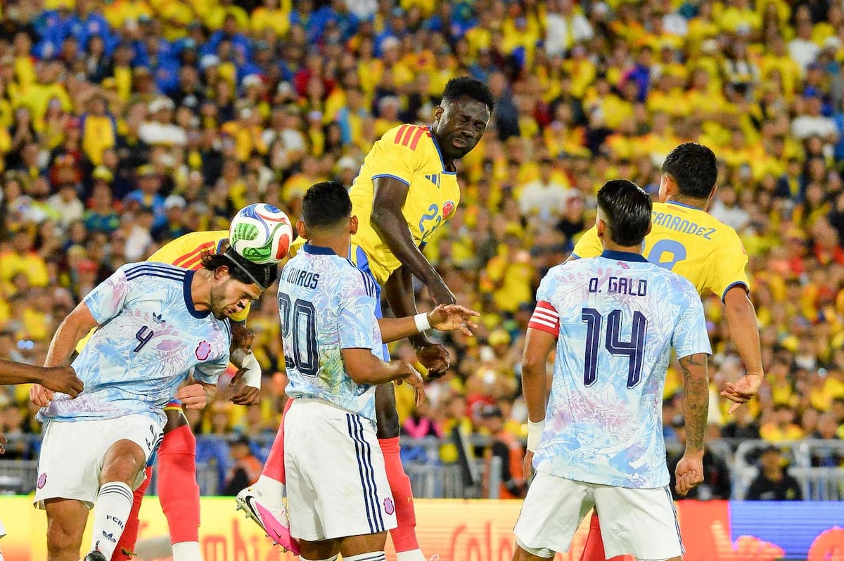 Bogotá. Junio 01 de 2026. La Selección Colombia enfrenta a La Selección de Costa Rica, por encuentro amistoso de despedida previo al Mundial 2026, en el Estadio Nemesio Camacho El Campín. (Colprensa - Linares Gasca).