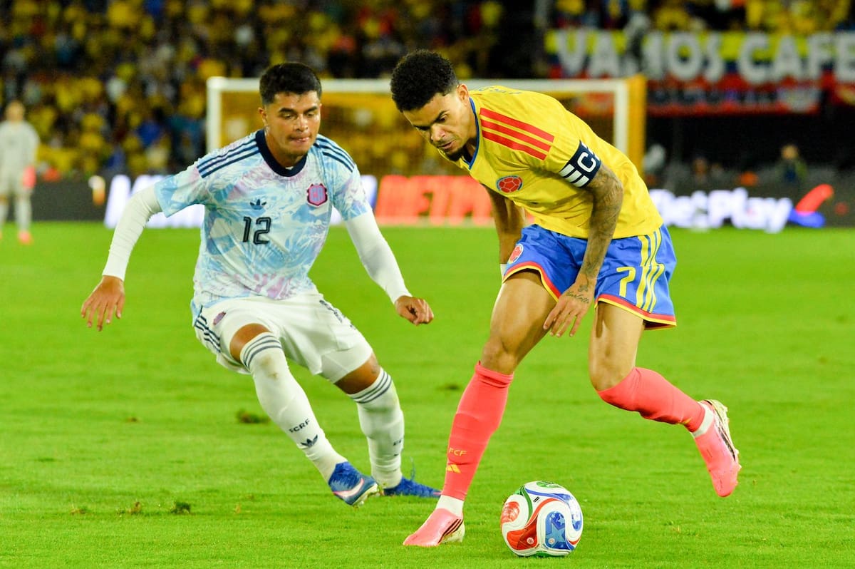Bogotá. Junio 01 de 2026. La Selección Colombia enfrenta a La Selección de Costa Rica, por encuentro amistoso de despedida previo al Mundial 2026, en el Estadio Nemesio Camacho El Campín. (Colprensa - Linares Gasca).