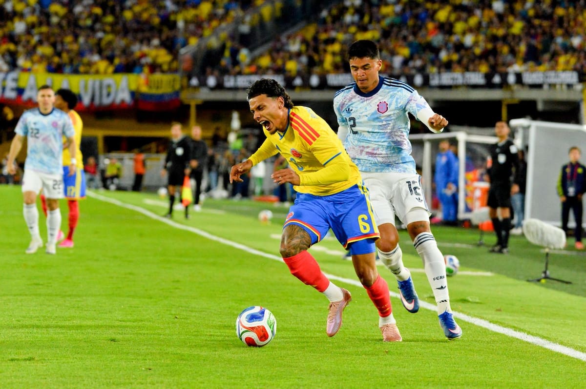 Bogotá. Junio 01 de 2026. La Selección Colombia enfrenta a La Selección de Costa Rica, por encuentro amistoso de despedida previo al Mundial 2026, en el Estadio Nemesio Camacho El Campín. (Colprensa - Linares Gasca).