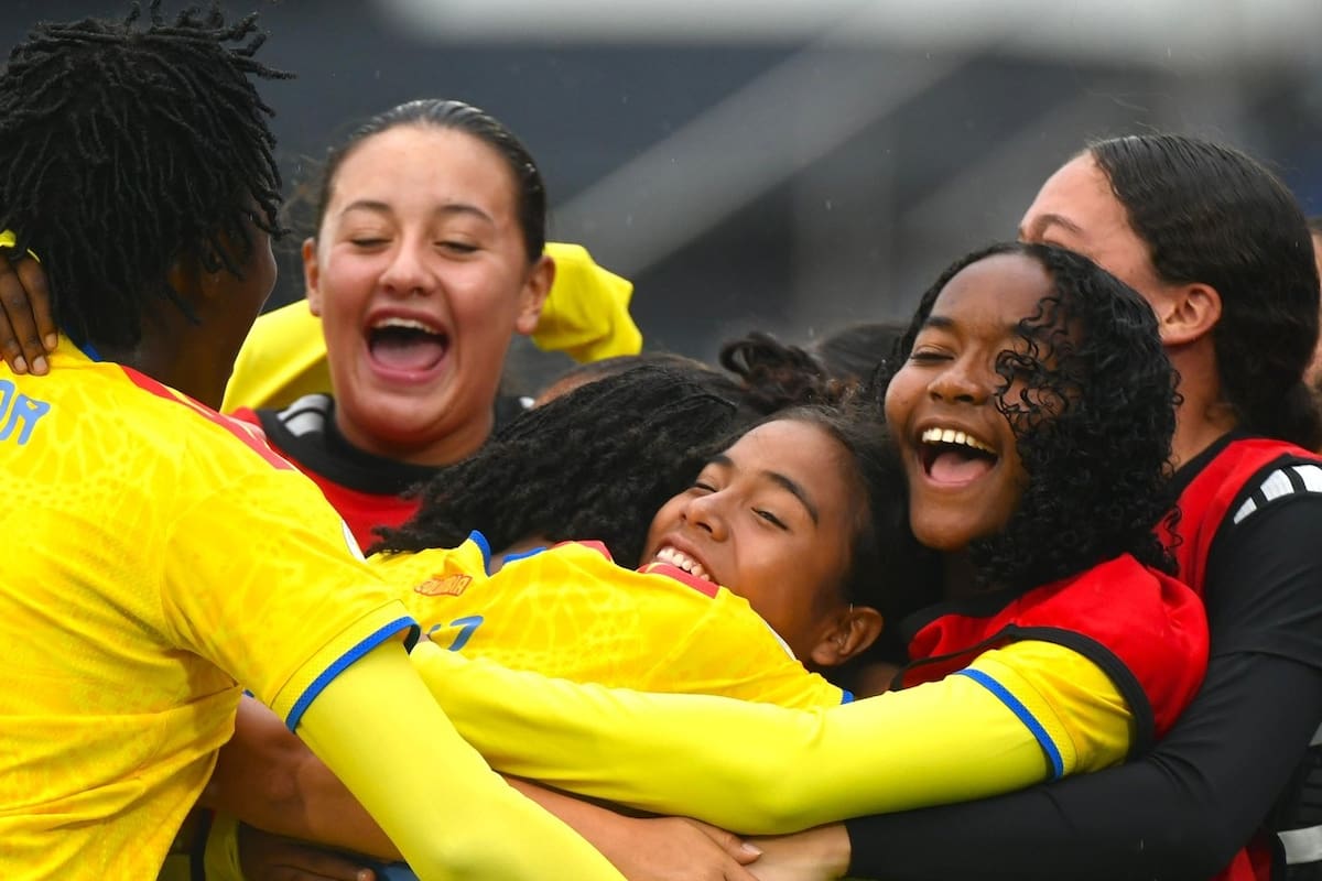 Colombia debutó con empate en el Suramericano Sub-17 femenino. Foto: FCF