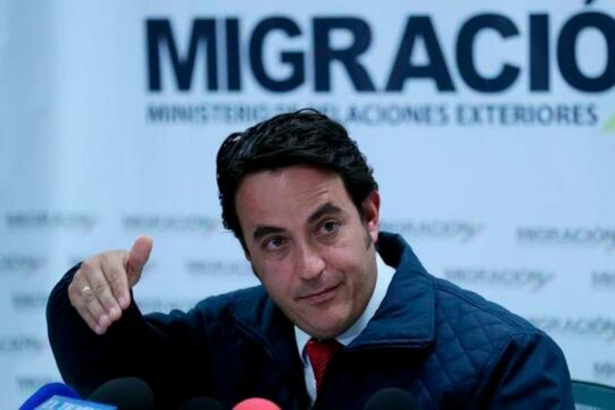 El director de Migración Colombia, Christian Krüger. (Foto: EFE / VANGUARDIA).