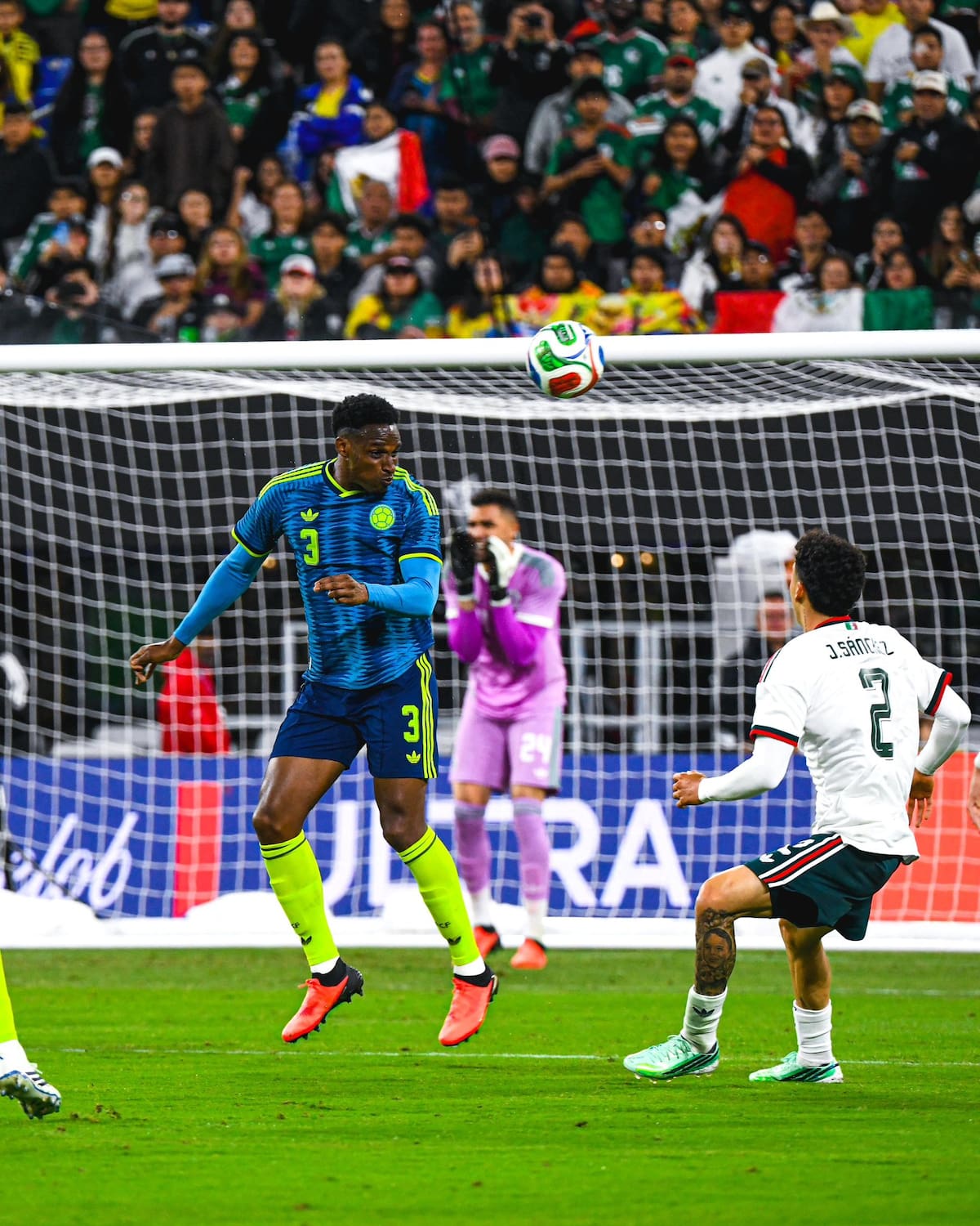 La selección Colombia igualó 1-1 ante México, en compromiso amistoso que marcó el inicio de un nuevo proceso bajo el mando del entrenador Néstor Lorenzo. Foto: FCF.