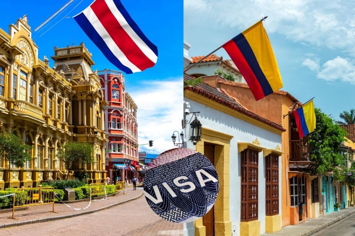 Colombia pide a Costa Rica eliminar la visa para sus ciudadanos y revisar el requisito. | Foto: Vanguardia / canva