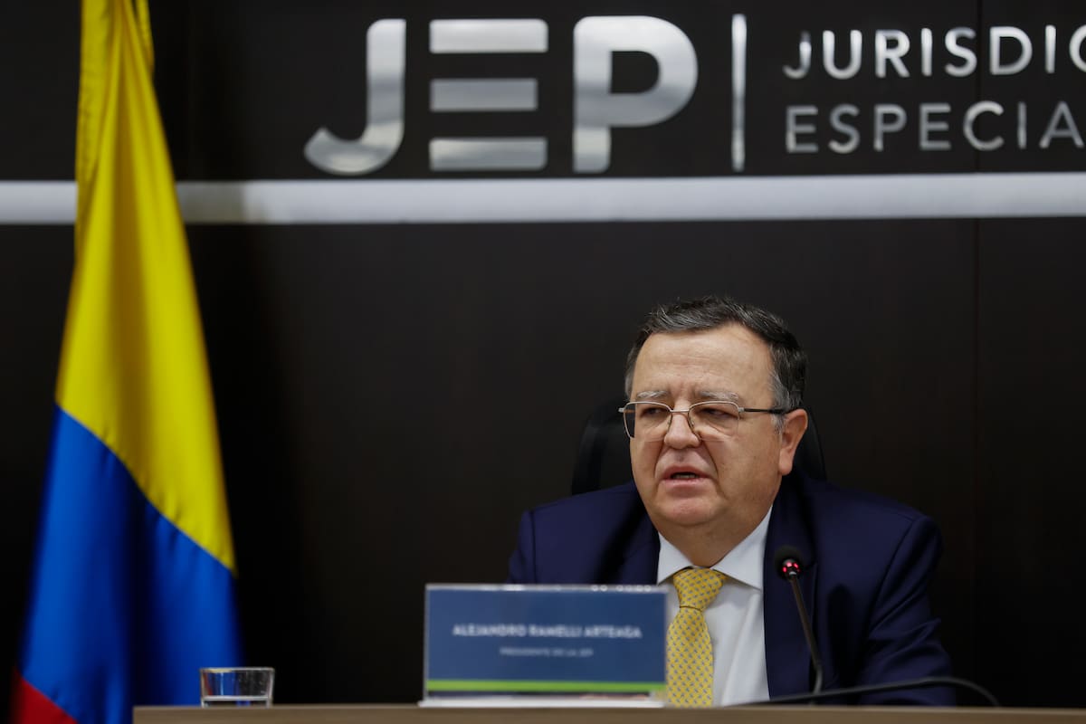 La JEP marca su primera posición ante el Gobierno de De la Espriella: “Hay que pensar en las víctimas” EFE/ Carlos Ortega