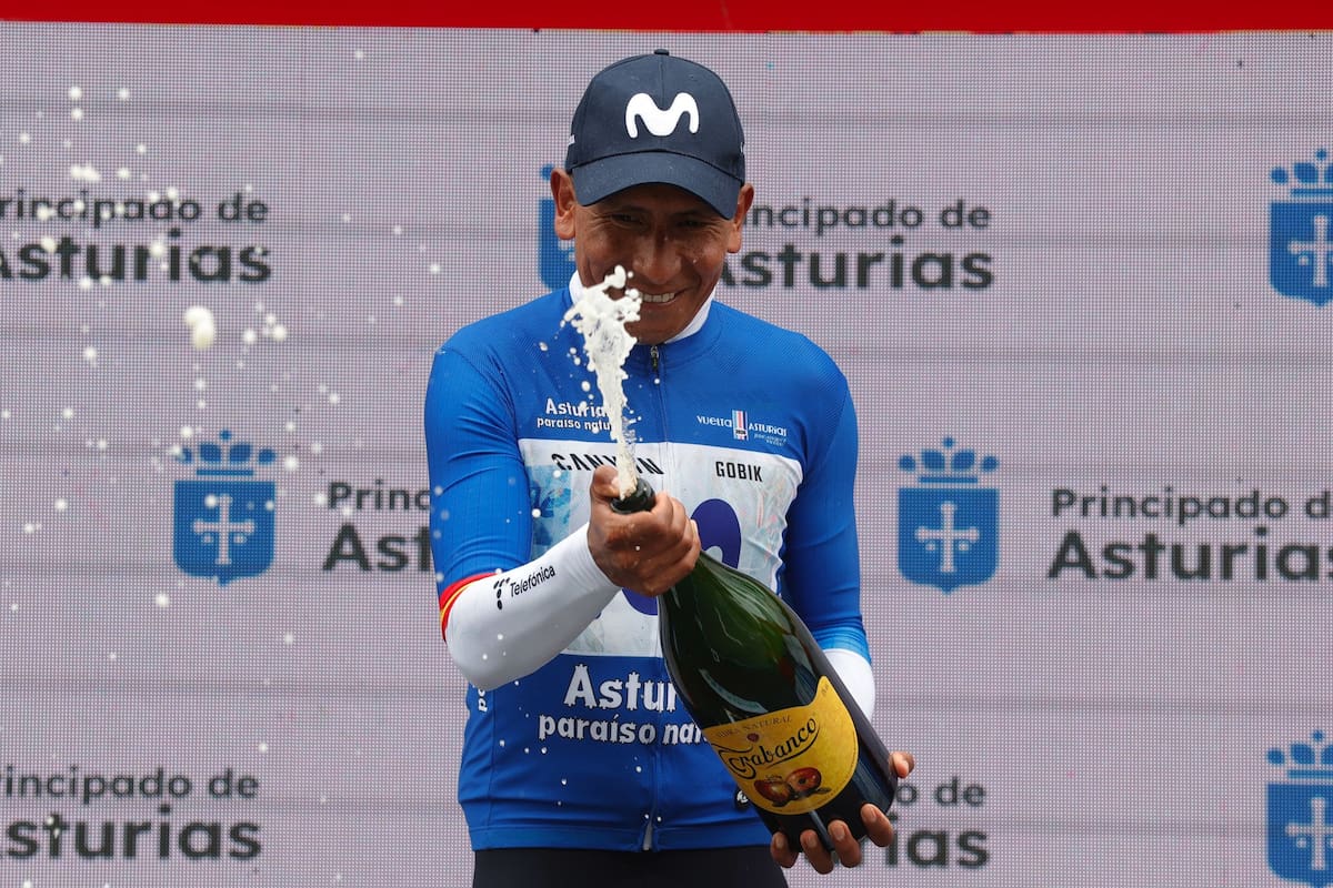Colombia sonríe: Nairo Quintana campeón de la Vuelta a Asturias 2026. Foto: Movistar Team