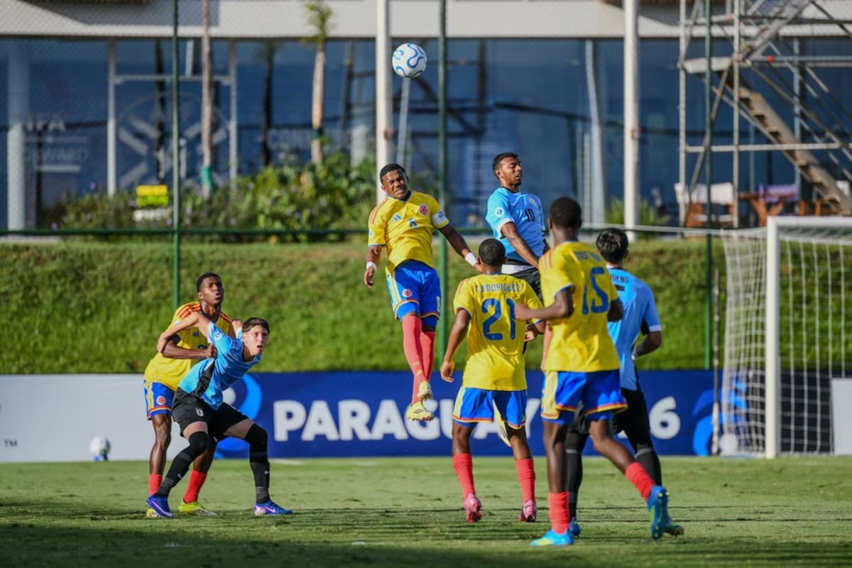 Colombia Sub-17, contra las cuerdas: perdió 2-0 y se juega todo ante Paraguay. /FOTO: FCF