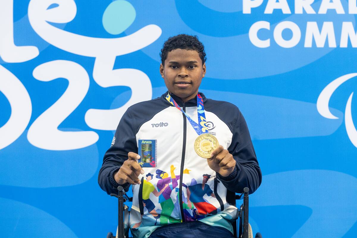 Colombia vibra en el agua con una cosecha de 16 oros en los Parapanamericanos Juveniles. Foto: EFE.