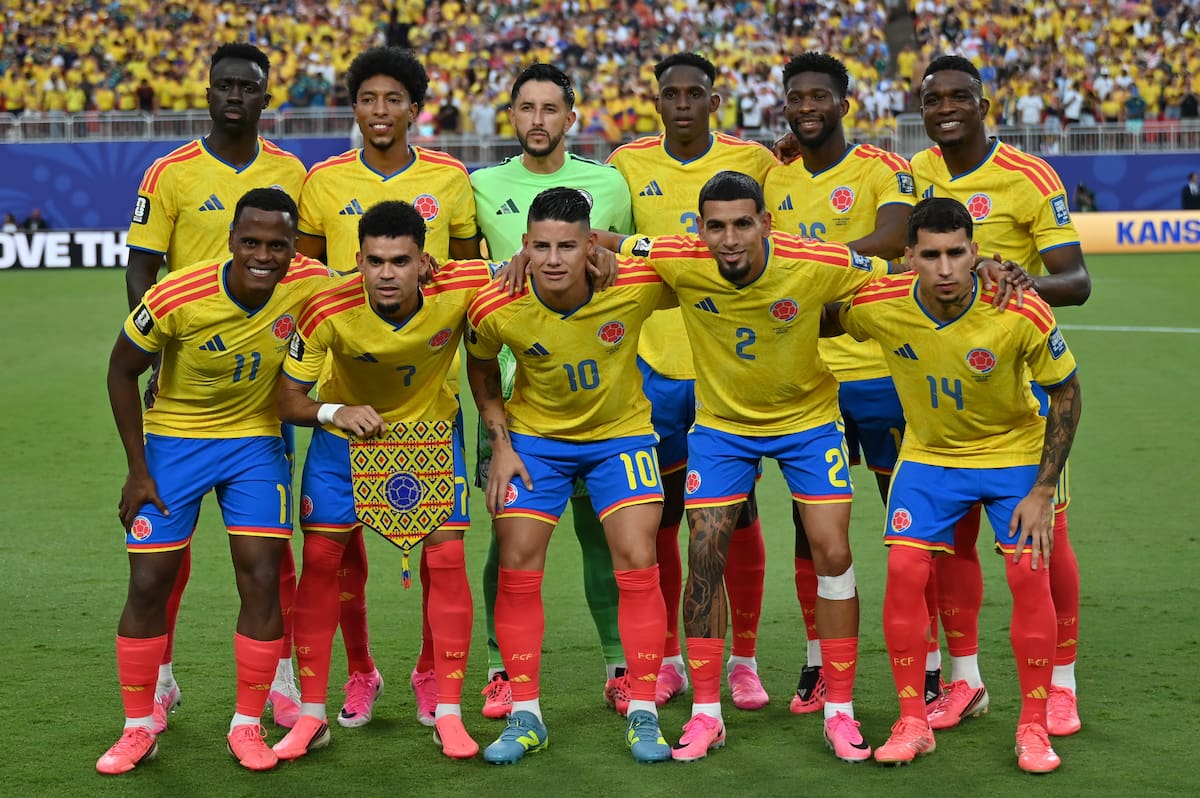186
Jugadores de Colombia posan para una foto de grupo antes del partido de dieciseisavos de final de la Copa Mundial de la FIFA 2026 entre Colombia y Ghana, en Kansas City, Missouri, EE. UU., el 3 de julio de 2026. EFE/EPA/AMY KONTRAS