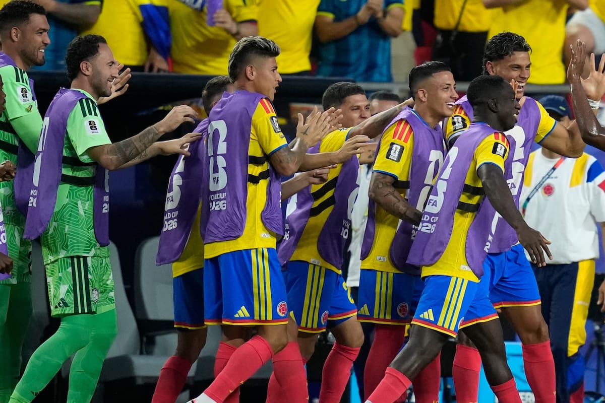 Jhon Arias (11) puso en ventaja a Colombia con un golazo sobre Ghana. //Foto, AP: John Locher