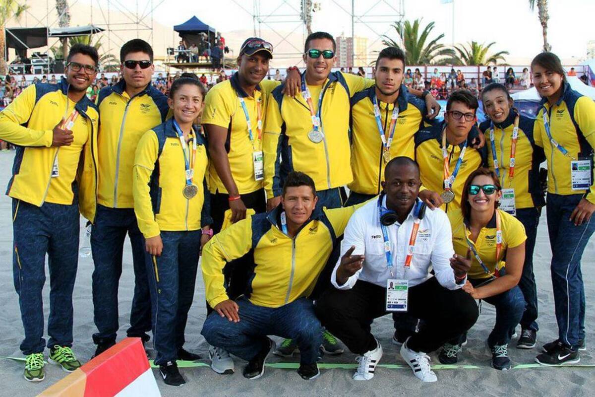Culminaron los III Juegos Bolivarianos de Mar y Playa Iquique-2016 y la delegación colombiana cumplió con una gran labor al cosechar 13 medallas de oro, 11 de plata y 13 de bronce, para acabar tercero en el medallero general. (Foto: Suministrada / VANGUARDIA LIBERAL)