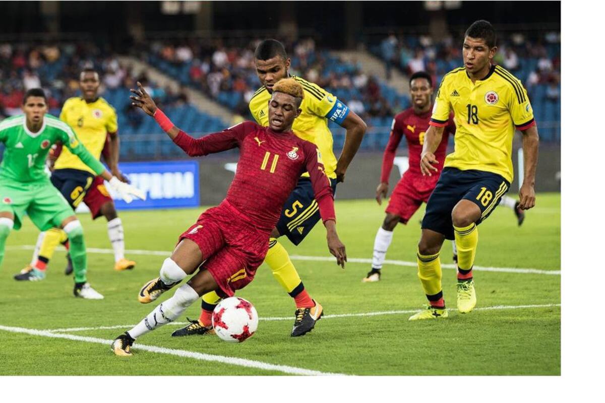 La selección Colombia sub 17 cayó ante Ghana en la primera fecha del Mundial de la India, y ahora buscará la recuperación ante el elenco anfitrión. (Foto: Tomada de Fifa.com / VANGUARDIA LIBERAL)