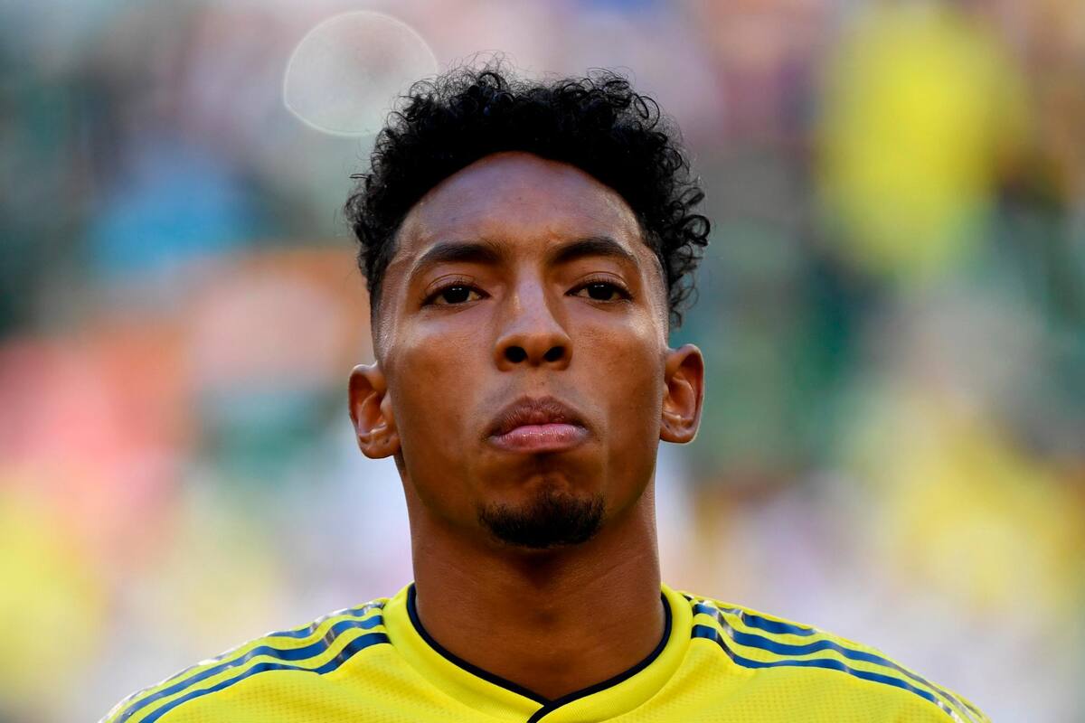 Johan Mojica, primera baja para amistosos de la Selección Colombia (Foto: Colprensa)