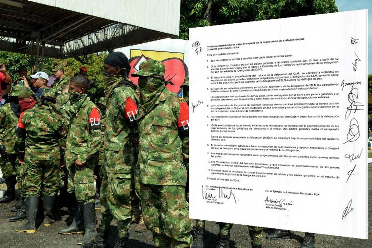 Bogotá, 21 de enero de 2019. Este lunes trascendió el protocolo suscrito entre el Gobierno de Juan Manuel Santos y el Ejército de Liberación Nacional (ELN). (Colprensa) Colprensa / Colprensa