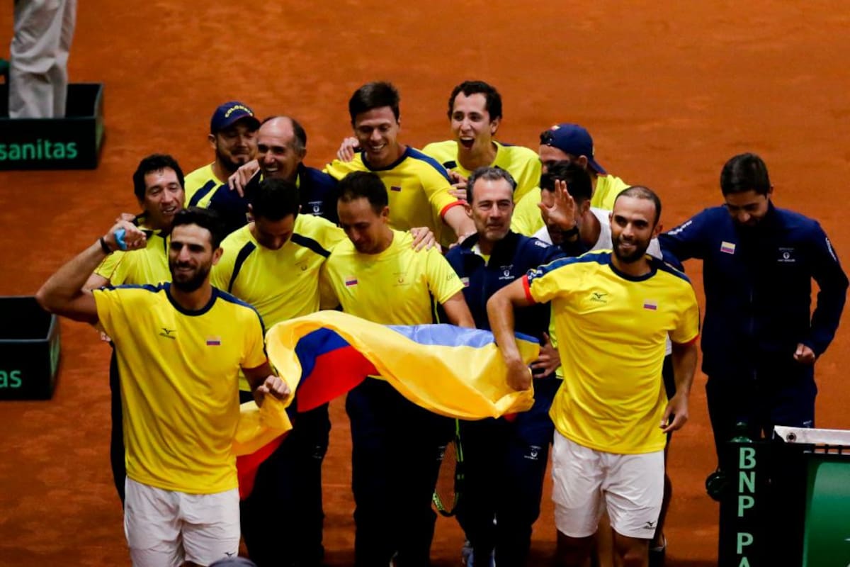 Por primera vez en la historia, Colombia clasificó al Grupo Mundial de la Copa Davis