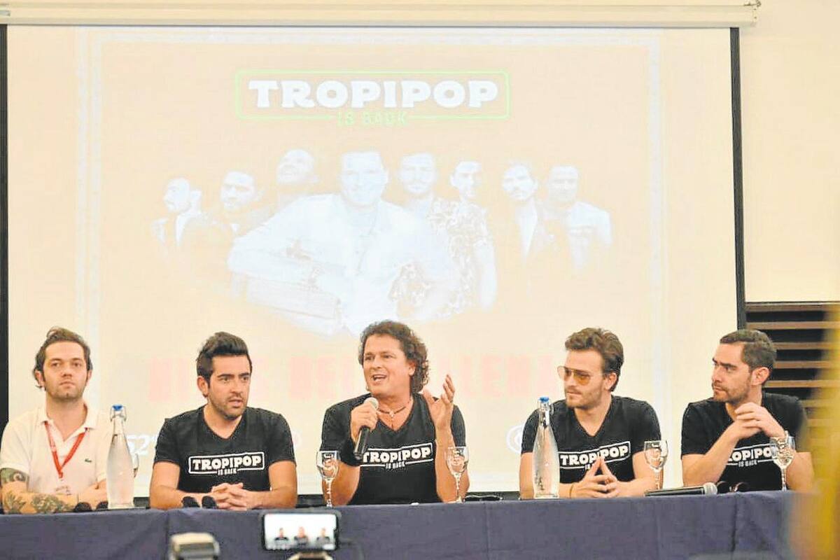 El tropipop es un movimiento musical que surgió de una mezcla entre el pop, rock, champeta y vallenato en el caribe.