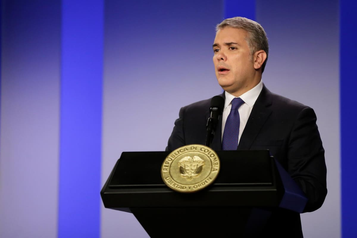 Luz verde para la JEP: Presidente Iván Duque sancionó la Ley Estatutaria. (Foto: Colprensa / VANGUARDIA)