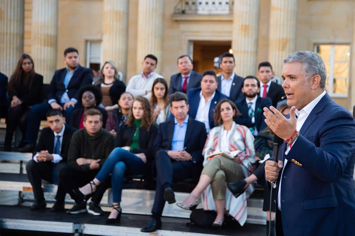 Duque recordó que los países emergentes como Colombia en medio del coronavirus han tenido que aumentar su deuda para tratar de estabilizar las finanzas. (Colprensa)