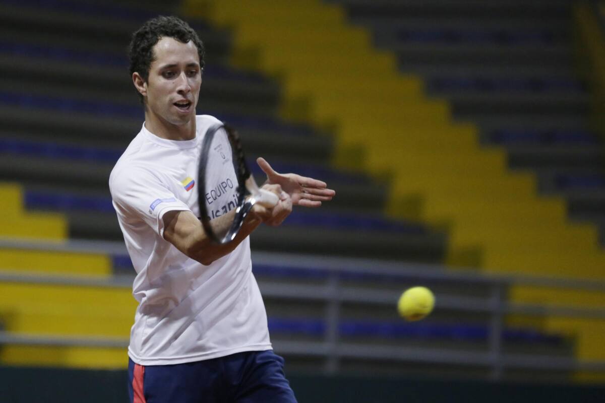 Tenista santandereano Daniel Galán estará en los Juegos Olímpicos. COLPRENSA / COLPRENSA