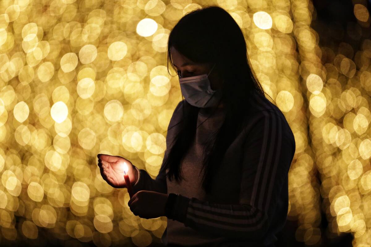 La noche de las velitas es la tradicional noche en Colombia donde se le da inicio a la Navidad . Colprensa/Vanguardia