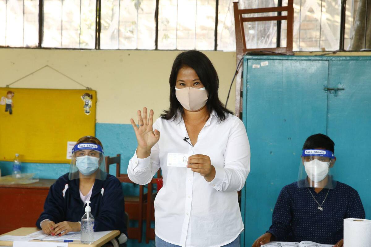 Fujimori ha incidido en que desea "evidenciar todo esto" con el "ánimo de que la voluntad popular no se vea menguada" y que "se respete finalmente la votación de todos los peruanos". Colprensa