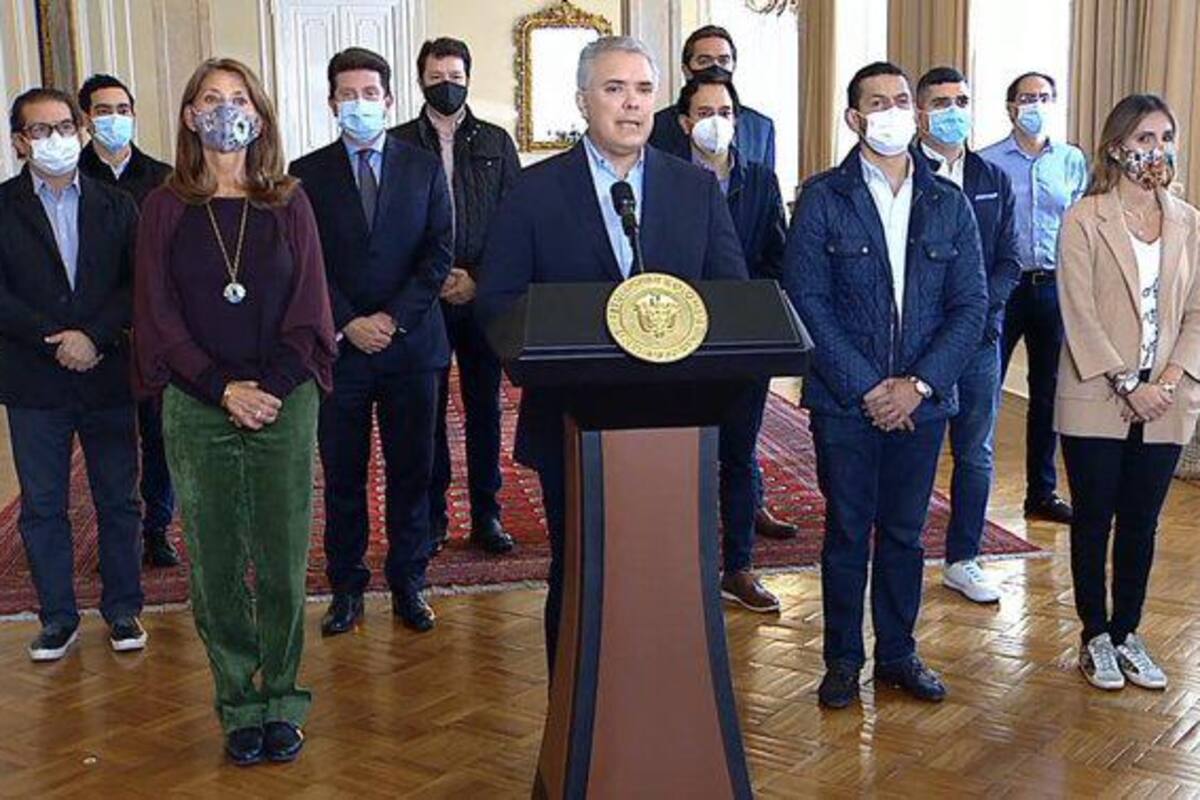 El presidente de la República, Iván Duque, anunció el retiro de la reforma tributaria.