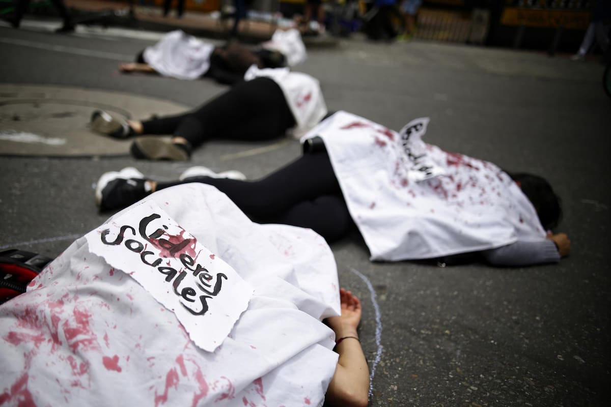 Paro Nacional en contra del Gobierno Nacional Lugar, La filarmónica realizó una obra como apoyo a la no violencia.