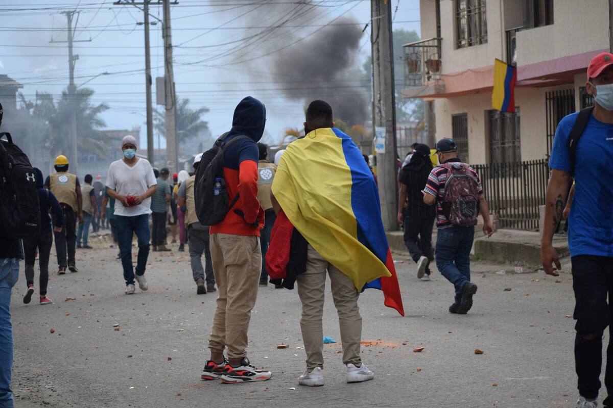 La nueva víctima mortal de estas protestas fue identificada como Sebastián Quintero Múnera, estudiante de quinto semestre de ingeniería informática del Colegio Mayor del Cauca. (Colprensa-Francisco Calderón) Francisco Calderón / Francisco Calderón