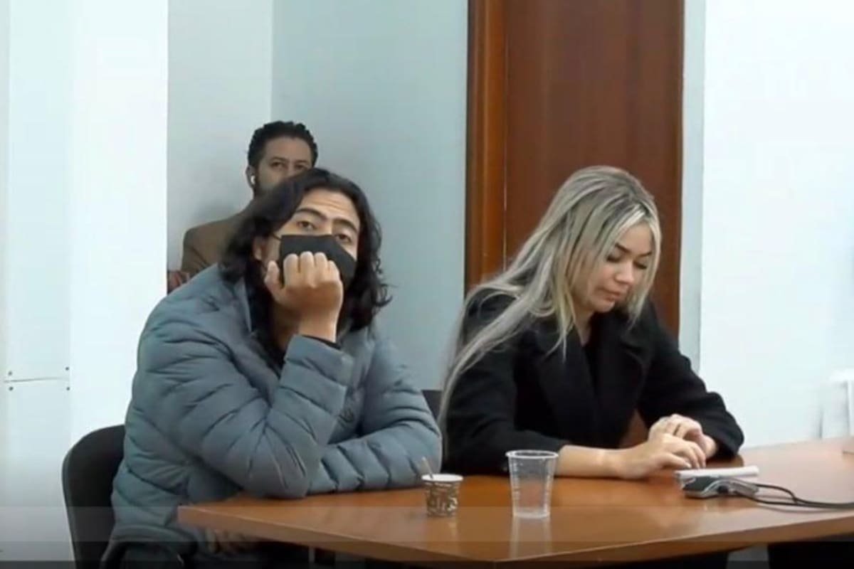 Bogotá. Agosto 4 de 2023. Audiencia de medida de aseguramiento a Nicolás Petro Burgos y Day Vásquez. (Captura de Pantalla) Colprensa / Captura de pantalla de audiencia