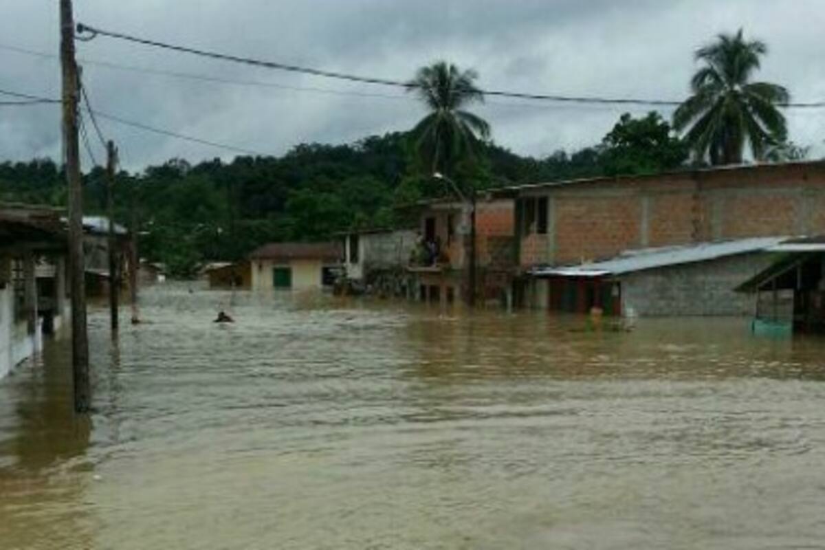 El desbordamiento del río San Juan en el municipio de Istmina provocó inundaciones superiores a un metro. Al cierre de la edición se reportaba normalidad en la zona.