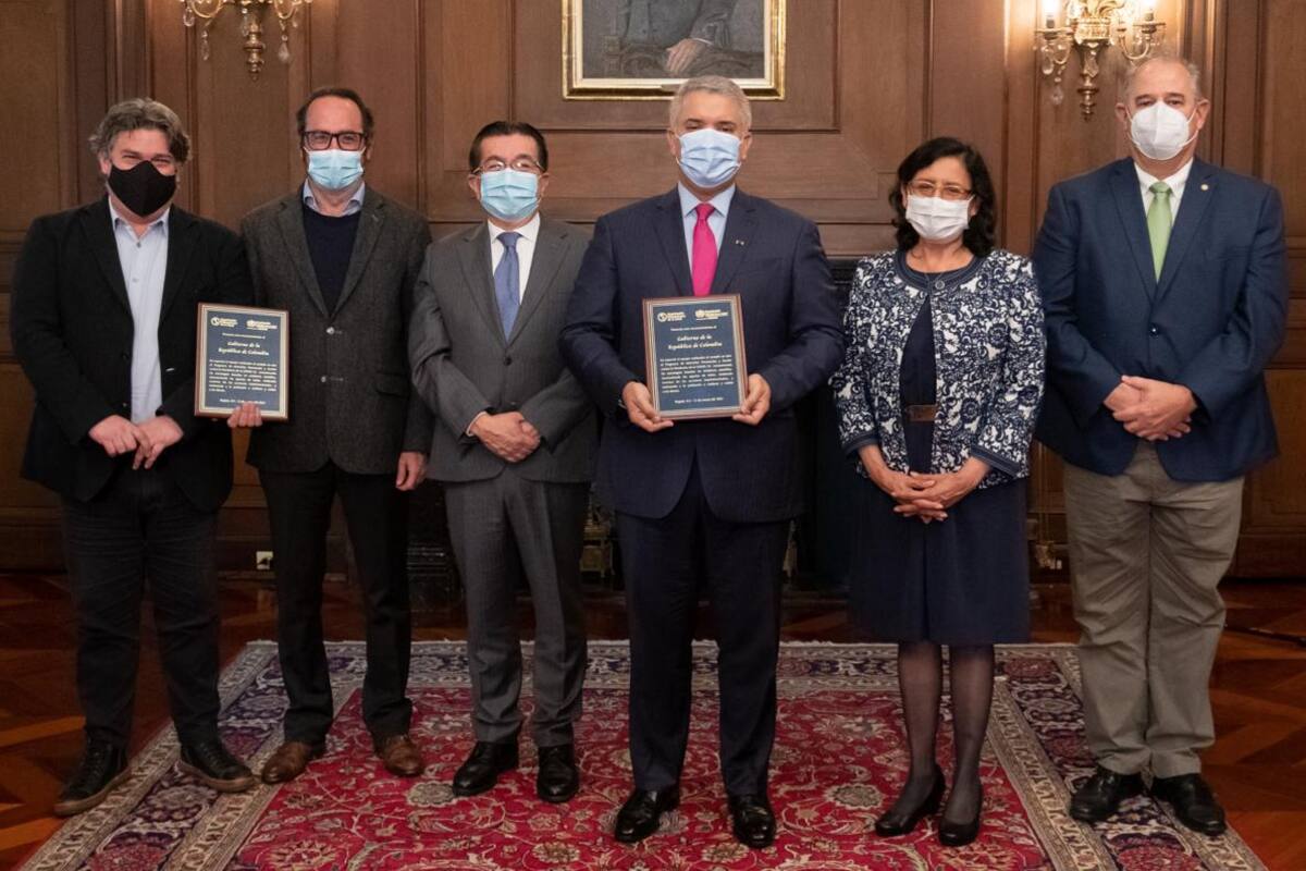 El presidente Iván Duque recibió el reconocimiento por su programa Prevención y Acción.