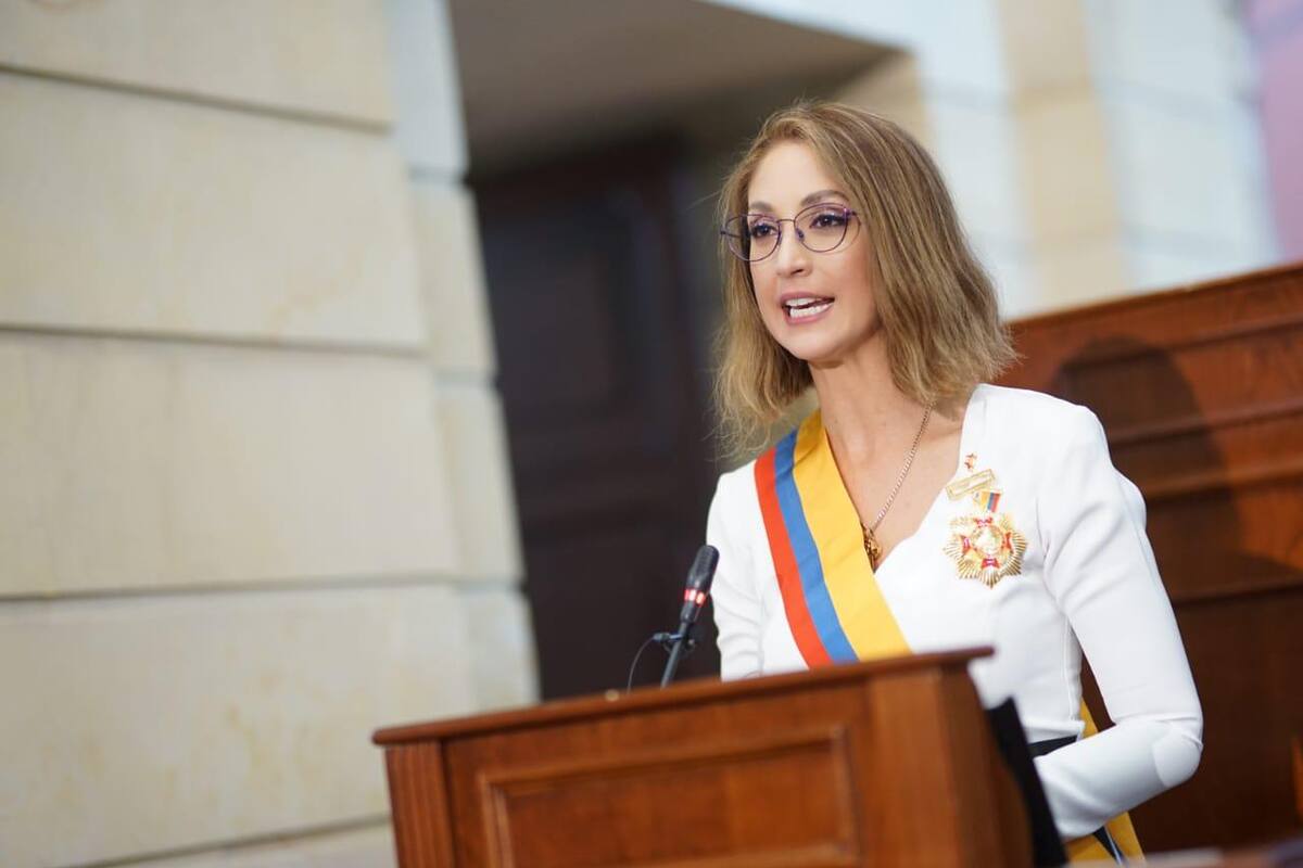Jennifer Arias, elegida por mayoría como la presidente de la Cámara de Representantes. (Congreso)