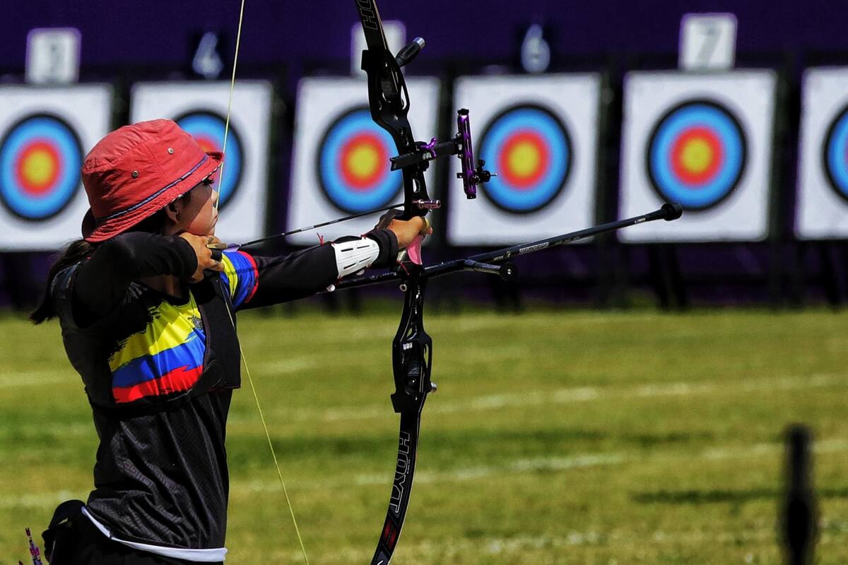 Valentina Acosta fue la primera colombiana en entrar en acción en los Juegos Olímpico Tokio 2020 en Arquería, en la ronda de clasificación individual femenina. (Cortesía COC) Colprensa / VANGUARDIA