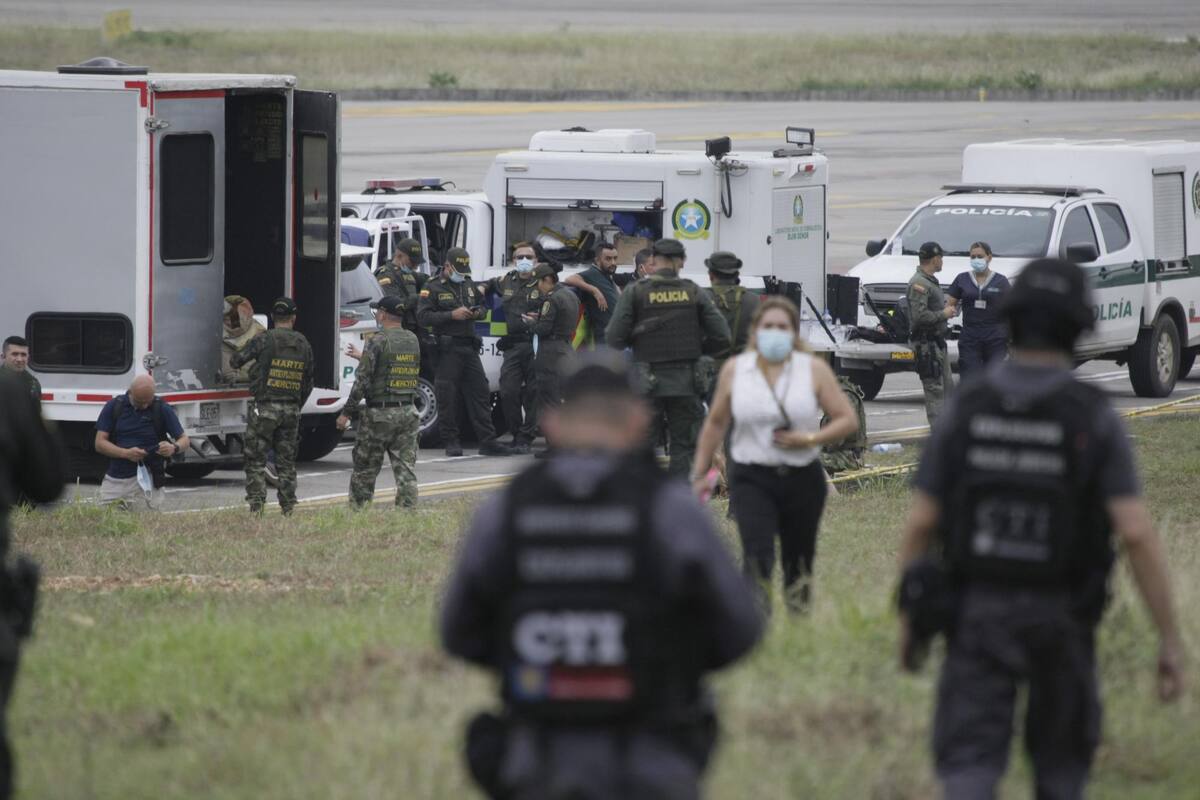 En la mañana de este lunes, el ministro de Defensa, Diego Molano, confirmó que el atentado perpetrado el pasado 14 de diciembre, en el aeropuerto Camilo Daza de Cúcuta sería obra de las disidencias, planeado desde Venezuela. (FOTO/Colprensa)