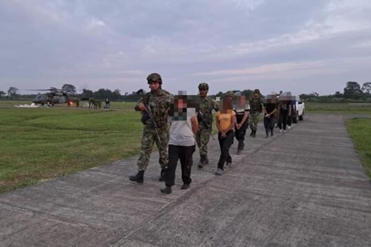 Captura de disidentes en el pacífico nariñense. Ejército.