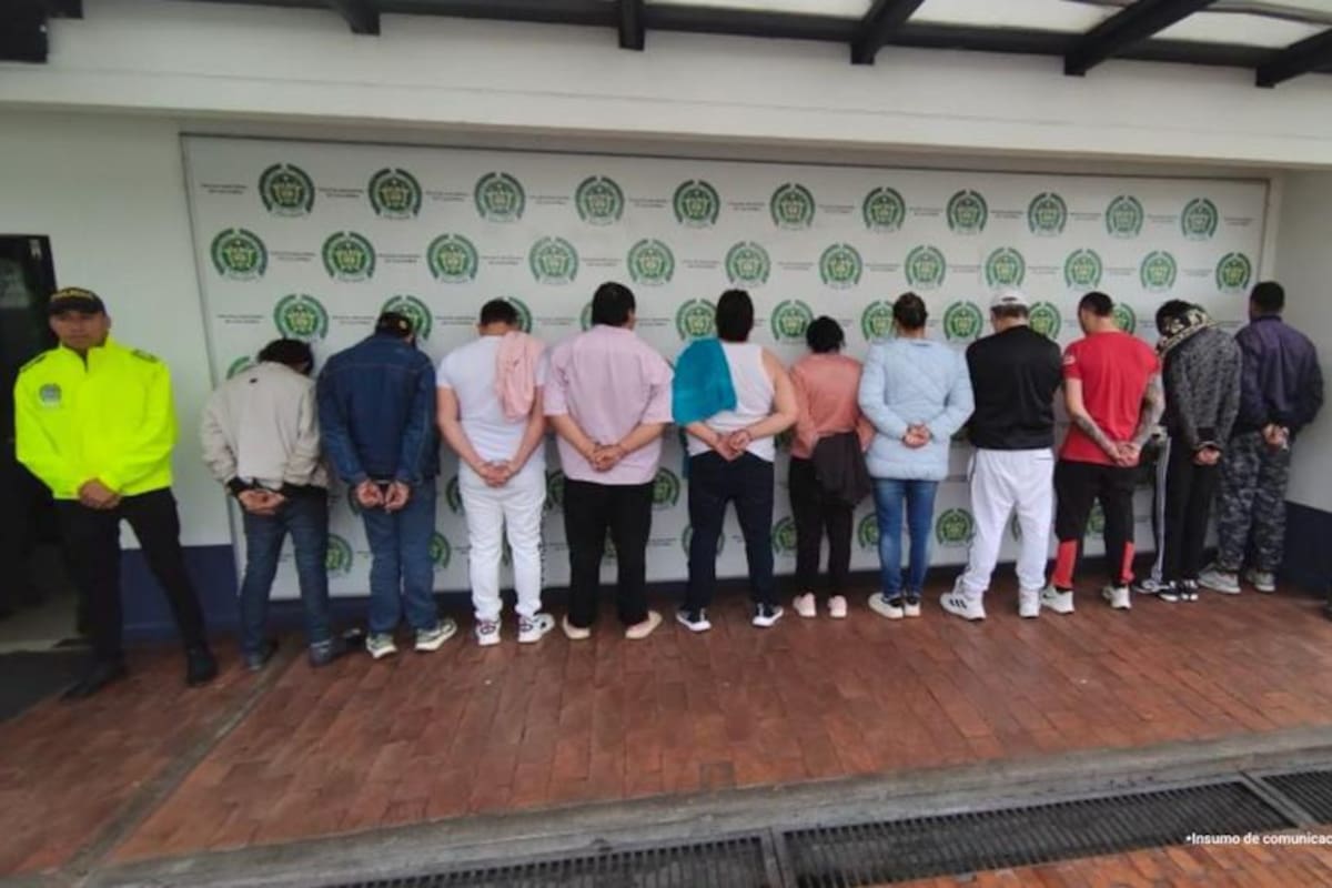 Tras investigaciones de la Fiscalía y de la Policía, fueron judicializados varios integrantes de la banda 'Los Peña', sindicada de varios crímenes en Fontibón. Fiscalía General de la Nación / VANGUARDIA