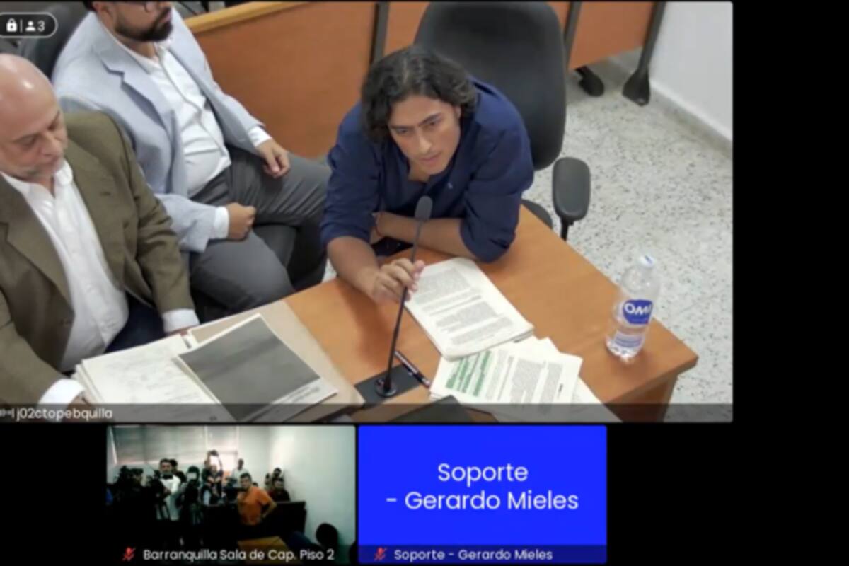 Audiencia de Nicolás Petro de este 7 de febrero. Colprensa / VANGUARDIA