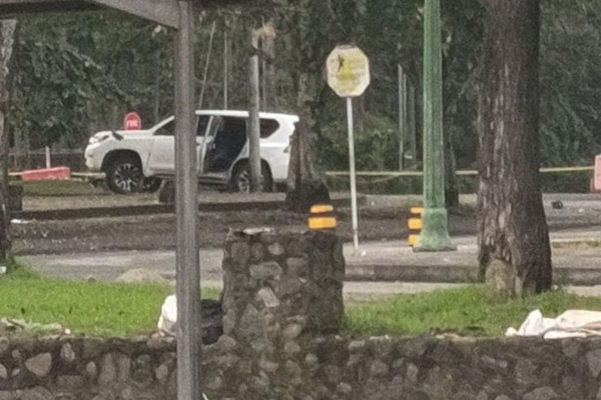 Como medida preventiva, el sector fue acordonado y se restringió el paso. Foto: Redes Sociales