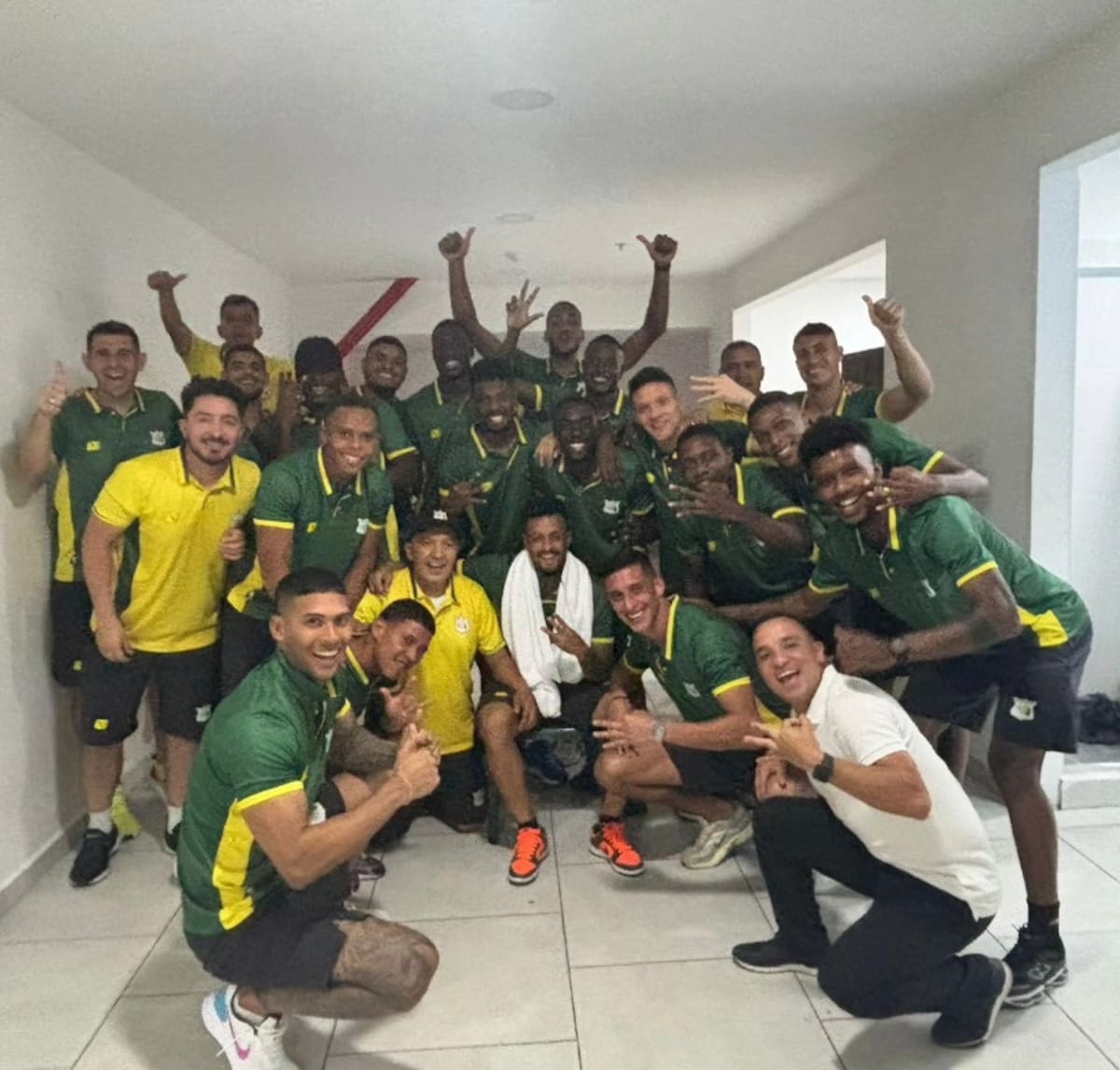 Como visitante, Deportes Quindío venció 2-1 al Real Santander. Foto: Deportes Quindío.