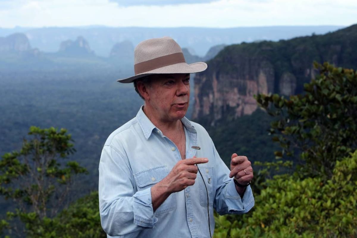 Las declaraciones del mandatario colombiano se dieron durante su visita al Parque Natural de Chiribiquete, ubicado en el departamento de Guaviare. (Foto: EFE/VANGUARDIA LIBERAL)