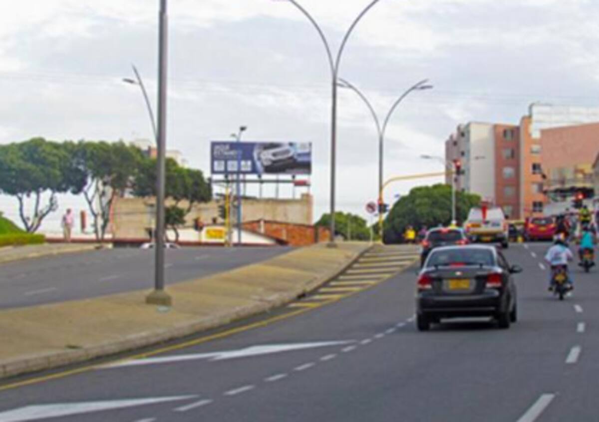 Salida Norte del Viaducto Alejandro Galvis Ramírez.